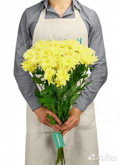 Букет Хризантем Baltic Yellow 7 шт