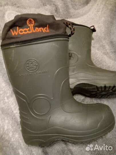 Сапоги резиновые, зима, 44р