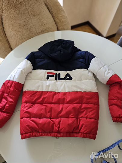 Пуховик куртка Fila, размер XS, женская в идеале