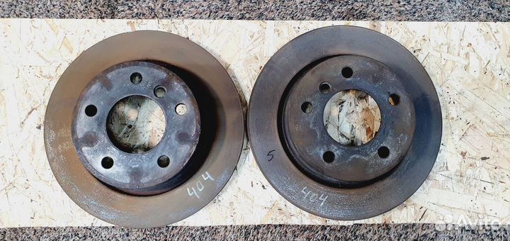 Тормозные диски зад комплект BMW E46