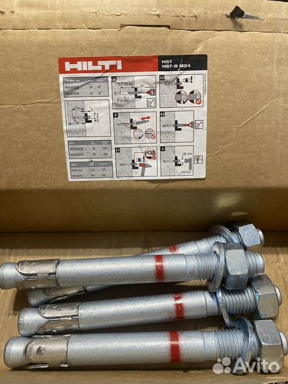 Клиновой анкер HST M24x230/60 hilti
