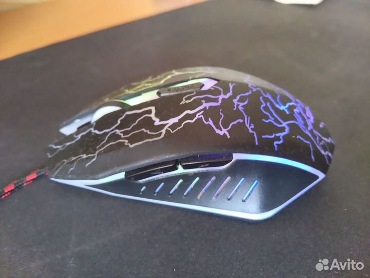 Игровая проводная мышь с подсветкой
