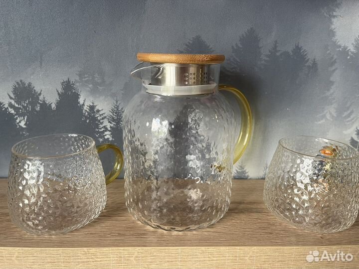 Кувшин для воды стеклянный