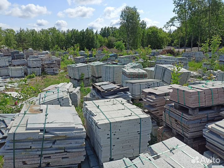 Обрезь из уральских гранитов