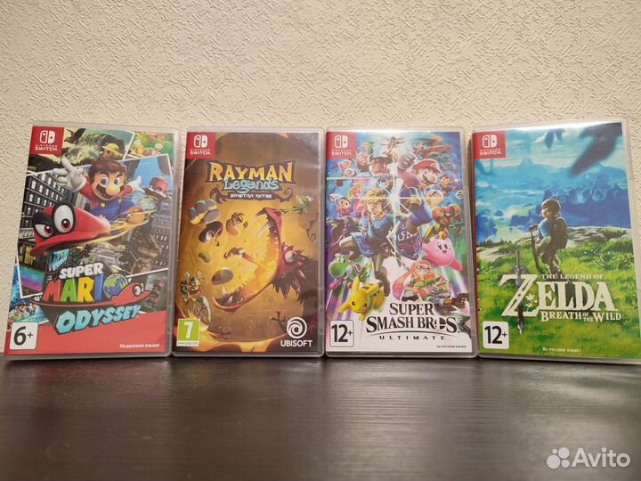 Картриджи Nintendo switch