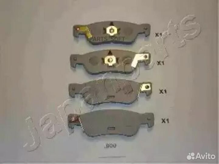 Japanparts PP900AF Колодки задн.диск.Isuzu Trooper