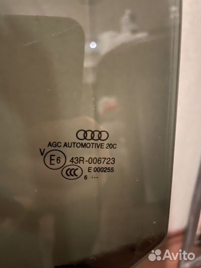 Стекла задние audi A3 S3 RS3 8v рестайлинг седан