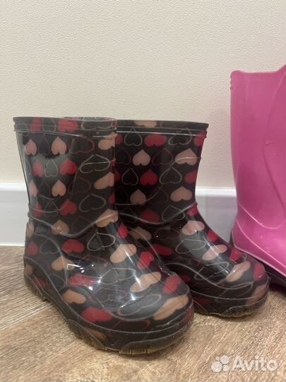 Детские резиновые сапоги