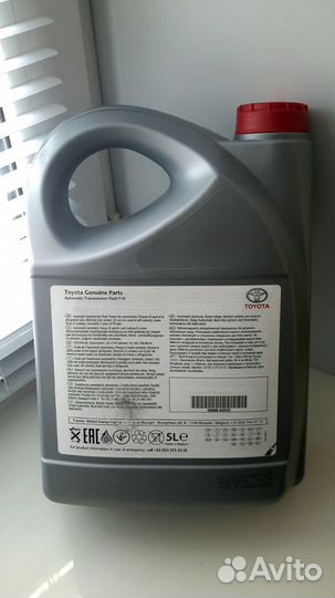 Масло для АКПП Toyota ATF Type T-IV, 5л