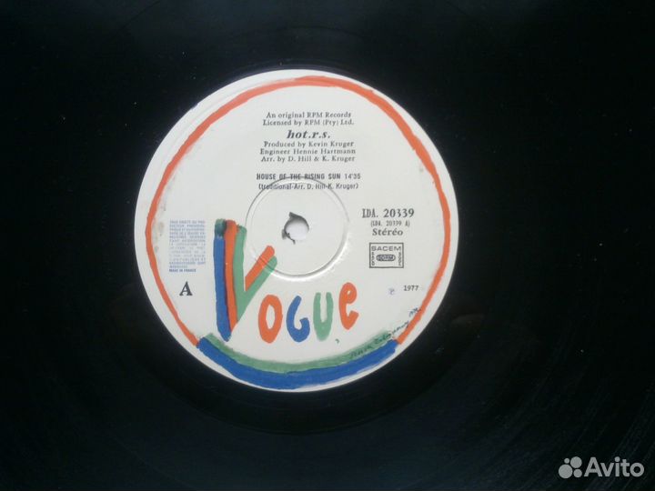 LP Hot R S 1977, Arpeggio 1978