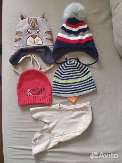 Шапки от 0 до 6 лет