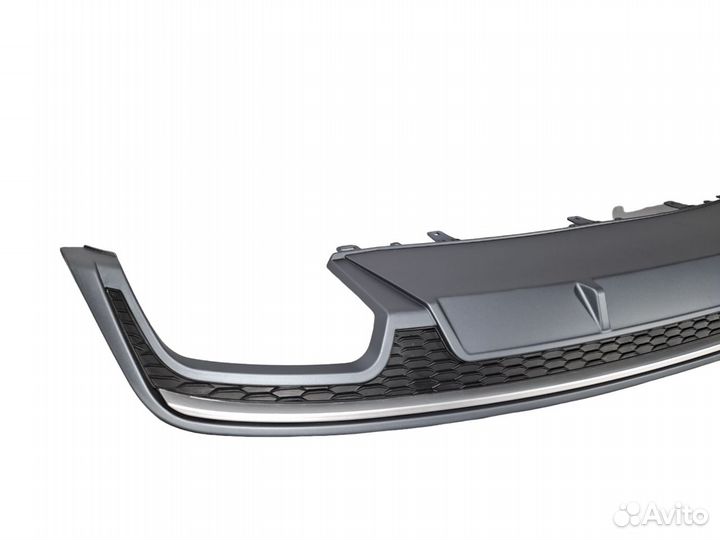 Audi A7 14-18 диффузор S7 S line стиль в обычный бампер
