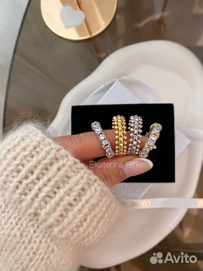 Кольцо tiffany cartier clash цвет серебро золото