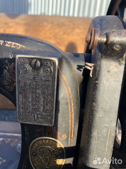 Швейная машина Näh-Mashinen 1895 гв