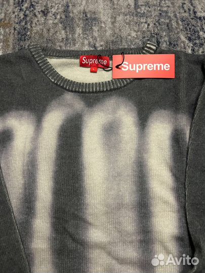 Свитер Supreme Blurred Logo