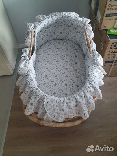 Люлька колыбель плетеная из лозы