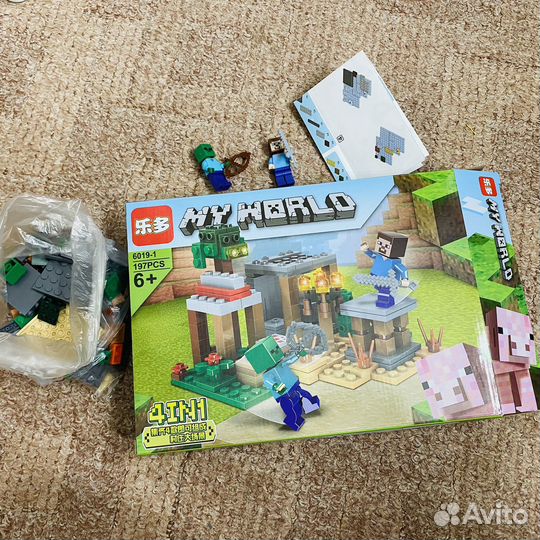 Конструктор майнкрафт Minecraft my world