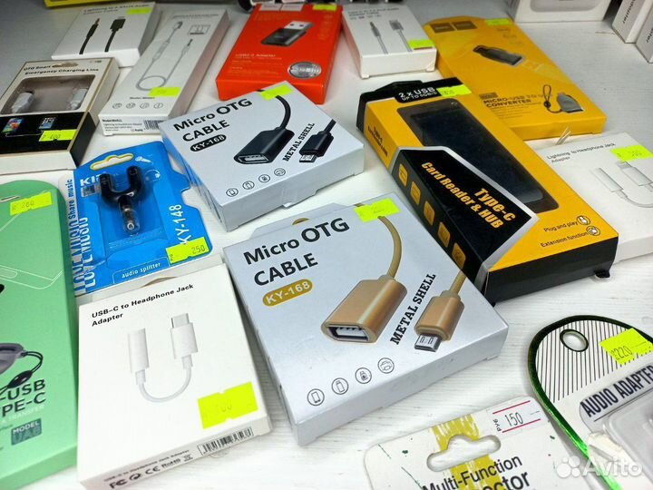 Переходники, кабели, зарядные устройства