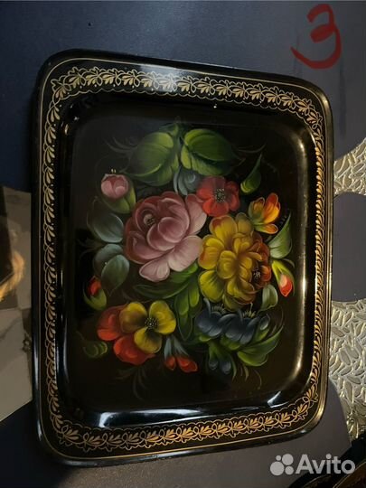 Подносы жостово СССР