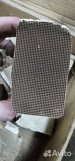 Остатки катализатора и сажевого фильтра от Мицубис