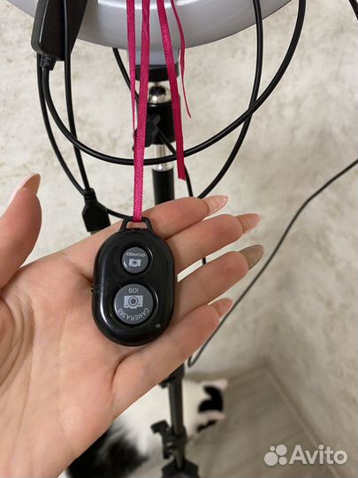 Кольцевая лампа со штативом бу