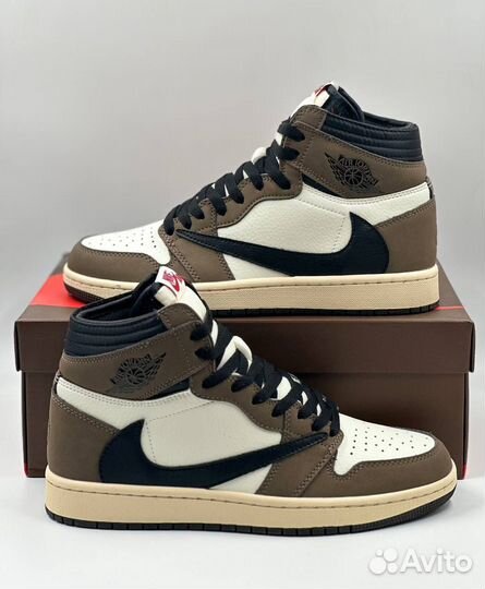 Кеды Nike Air Jordan 1 x Travis Scott