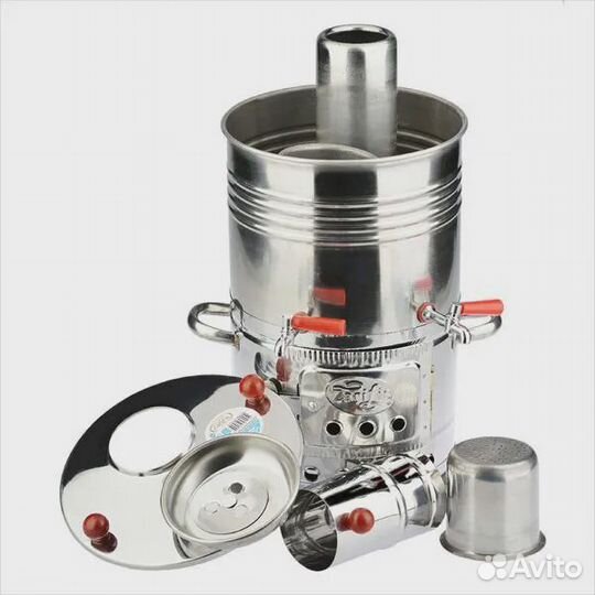 Самовар Турецкий из нержавеющей стали 