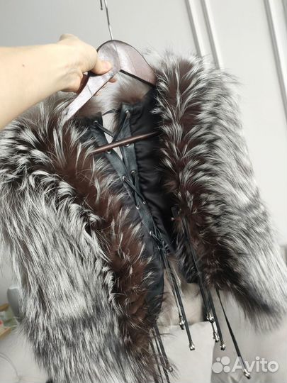 Жилетка меховая женская 44