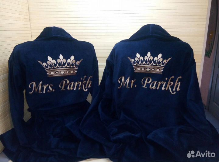 Именной халат для него и для нее