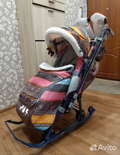 Санки коляска ника