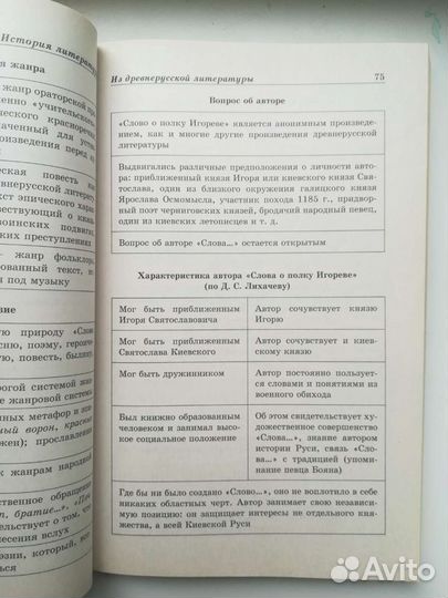 «Литература в схемах и таблицах» Титаренко, Хадыко