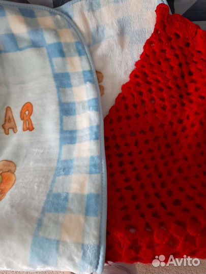 2 новых детских пледа, одеяло