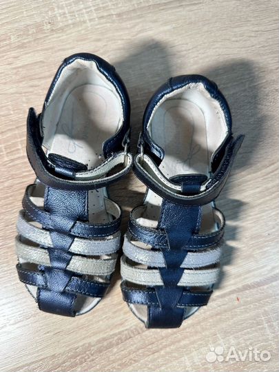 Босоножки кожаные на девочку котофей 29