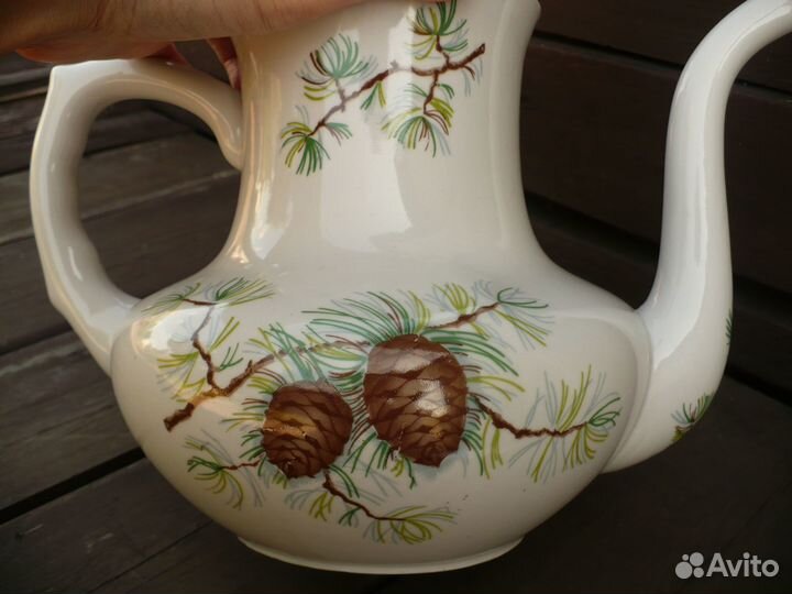 Чайник доливной СССР Сосновые шишки 2,5 л