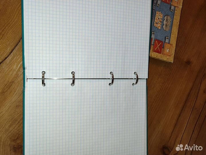 Тетрадь ежедневник в твердом переплете клетка