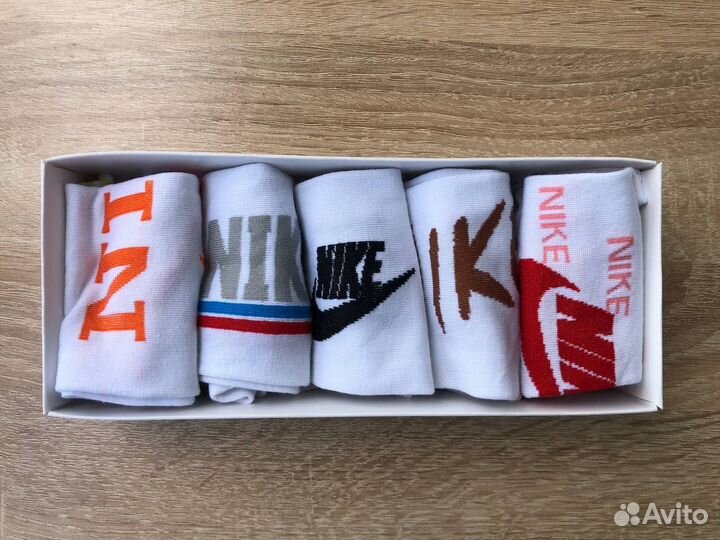 Носки женские Nike. Набор из 5 пар, короткие