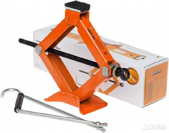 Домкрат ромбический 1 т. Airline с резиновой опоро