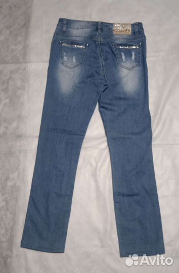 Новые джинсы рваные