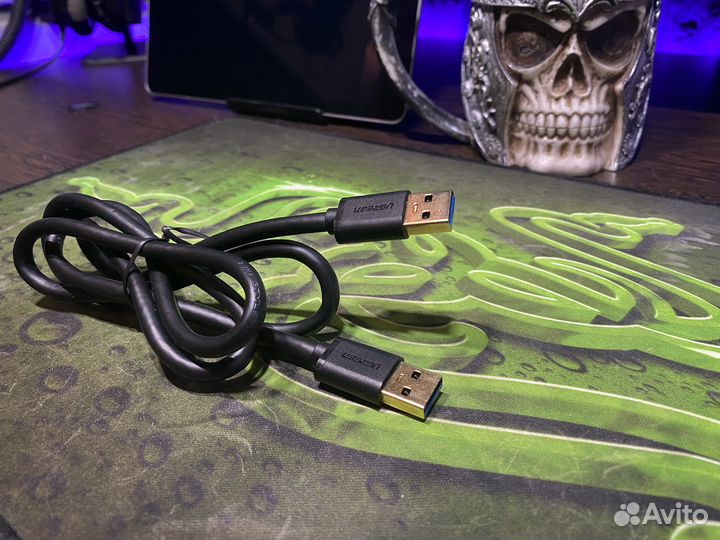 Кабель USB папа папа. Ugreen