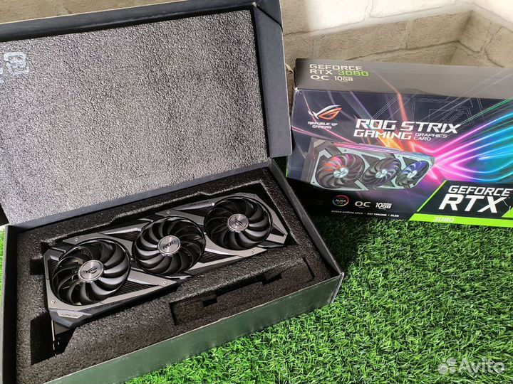 Видеокарта Asus GeForce RTX 3080 Strix Gaming OC 1