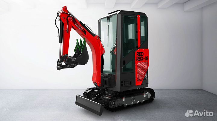 Мини-экскаватор Red Rhino RBX-18, 2023