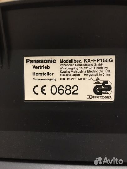 Телефон факс panasonic kx-fp155