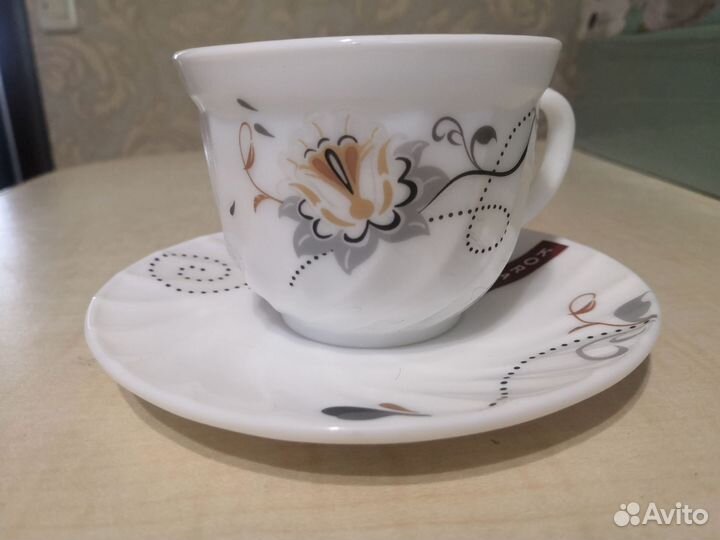 Набор чайных пар 6/12 новый