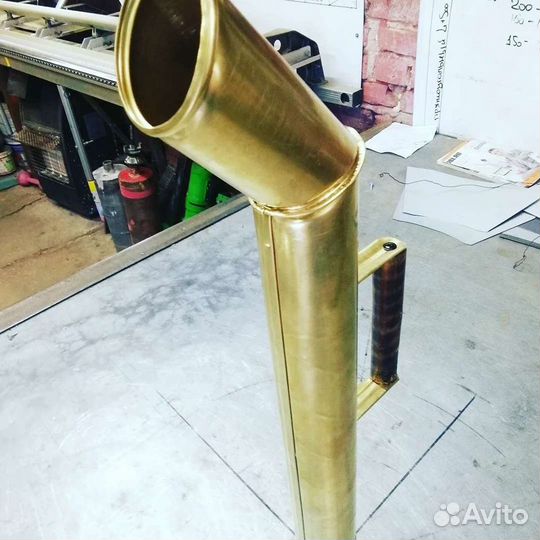 Самоварная труба (оцинковка, нержавейка, медь, лат