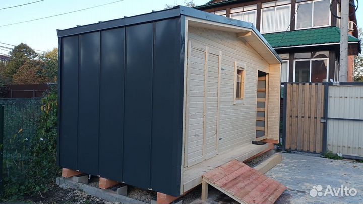 Дачный домик в стиле Барн хаус 5/2.5