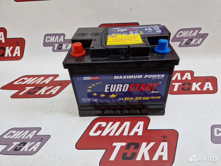 Аккумулятор 60 EuroStart Новый с гарантией