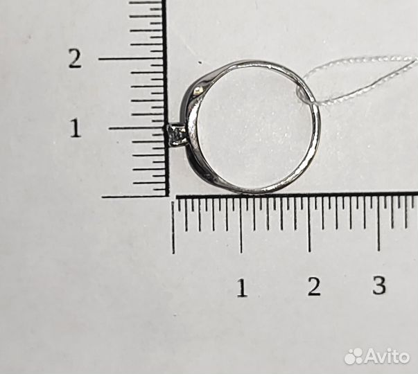 Золотое кольцо с камнем 17,5р
