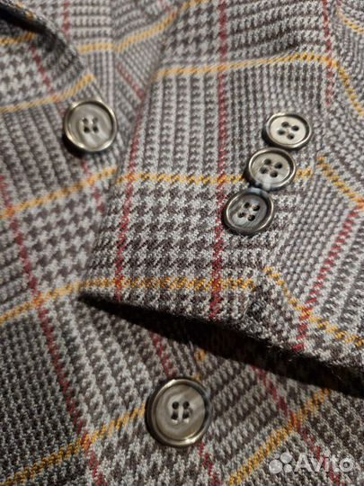 Пиджак винтажный Германия чистая шерсть