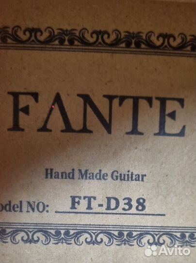 Акустическая гитара бу - fante, FT-D38