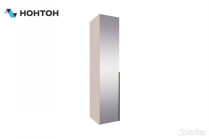 Пенал с зеркалом Лаура №3 кашемир серый